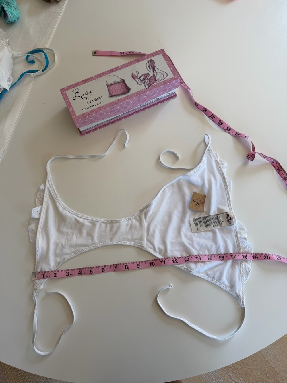 White Ruffle Bikini Bottom - Picture 4 of 4